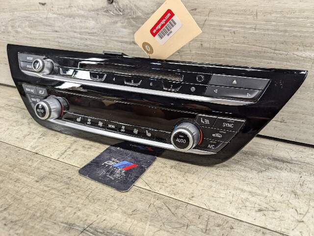 17-20 OEM BMW G30 G32 530 540 640 AC Climate Control Panel Radio Media Buttons
