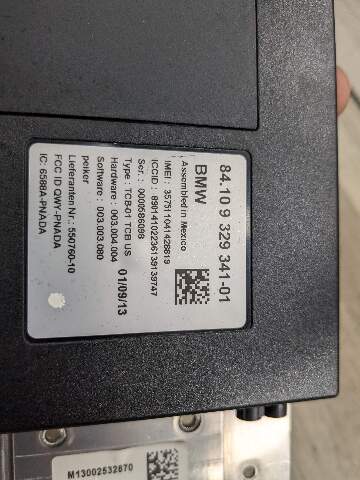 14-17 OEM BMW F22 F34 F32 F10 F06 M3 M4 M6 Telematics Control Unit Module TCB