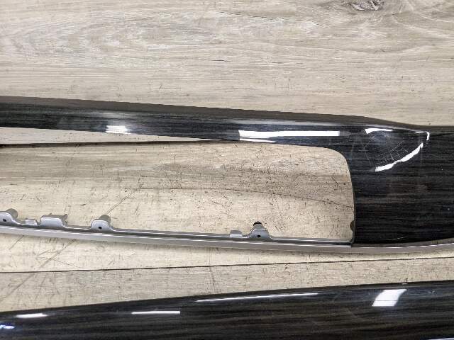 14-16 OEM BMW F10 Center Dash Air Vent Door Wood Interior Trim Fine Wood SET*
