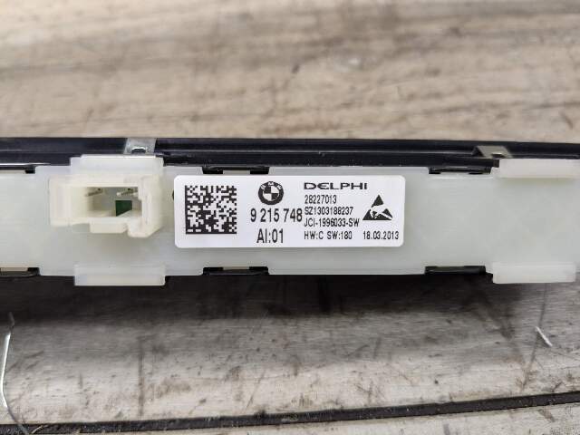 OEM BMW F02 750 Front Right Passenger Side Seat Memory Control Switch Unit
