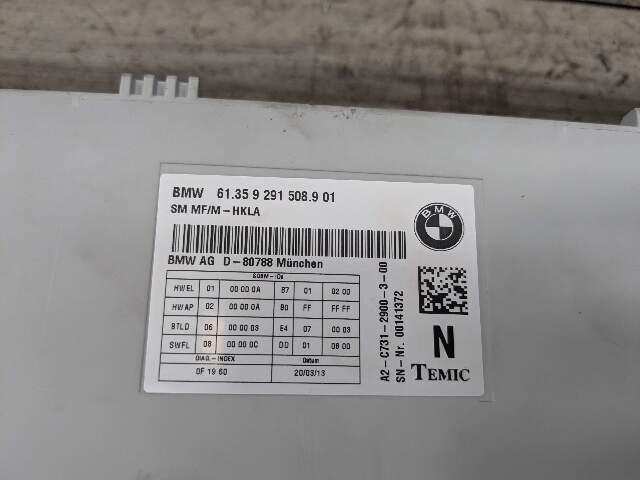 10-19 OEM BMW F30 F10 F12 F13 F01 F02 X3 X4 Left Right Seat Control Module