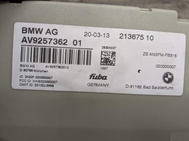 OEM BMW F06 F10 F13 M5 M6 Radio Antenna Amplifier Module
