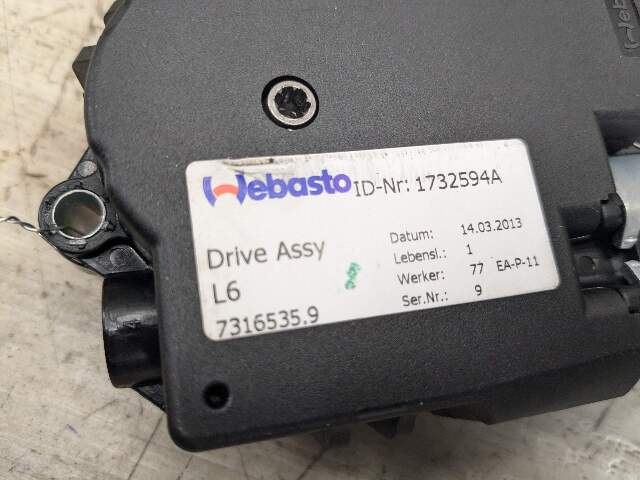 OEM BMW F06 F82 F80 F13 F01 F10 M2 M3 M4 M6 Upper Sunroof Moon Roof Motor Unit