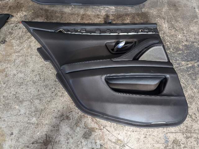 OEM BMW F10 M5 Front Rear Left Right Interior Door Panel Card Panel LEATHER