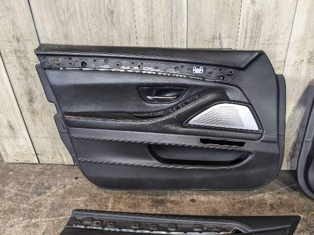 OEM BMW F10 M5 Front Rear Left Right Interior Door Panel Card Panel LEATHER