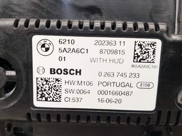21-23 OEM BMW F90 M5 G30 540 M550 Digital Instrument Cluster Speedometer 12.3