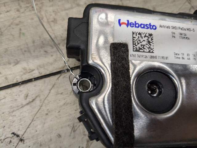16-20 OEM BMW G12 740 750 M760 Upper SUNROOF Moon Roof Motor Unit