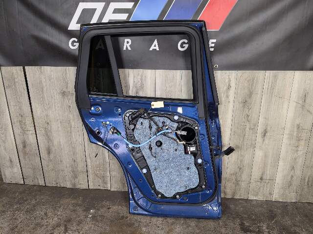 19-24 OEM BMW G01 X3 REAR Left Driver Side Door Shell Panel Blue C1M