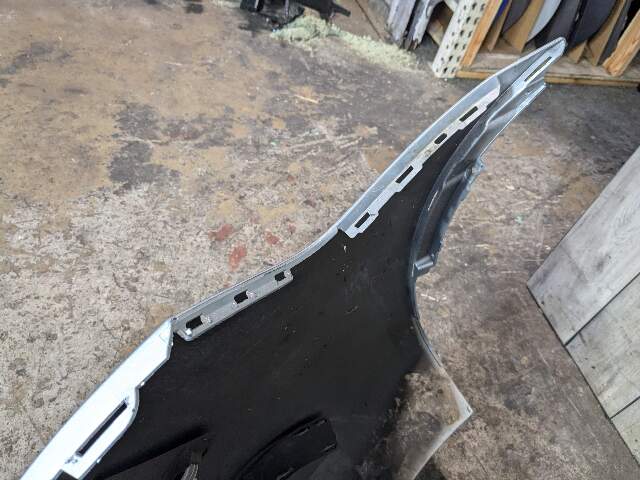 *DAMAGE* 10-14 OEM BMW E71 X6M Rear Bumper Cover Panel Assembly Silver