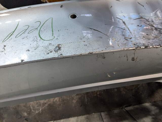 *DAMAGE* 10-14 OEM BMW E71 X6M Rear Bumper Cover Panel Assembly Silver