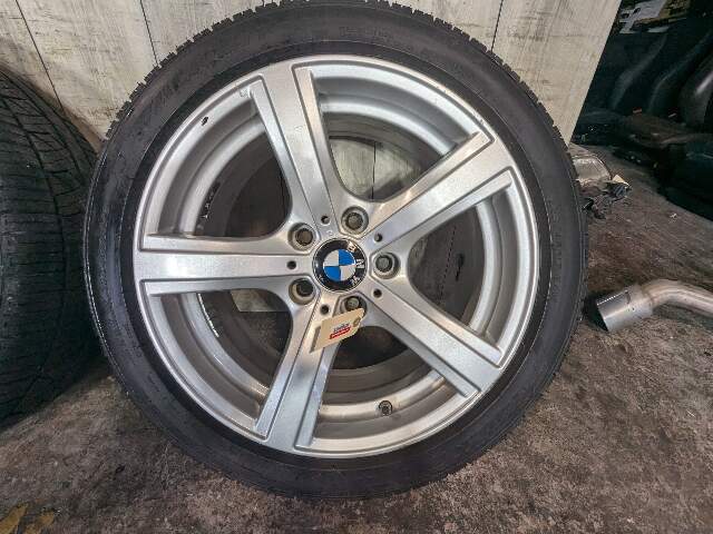 CURB RASH* OEM BMW E89 Z4 Wheels Rims Silver 17x8 ET:29 Star Spoke Style 290 SET