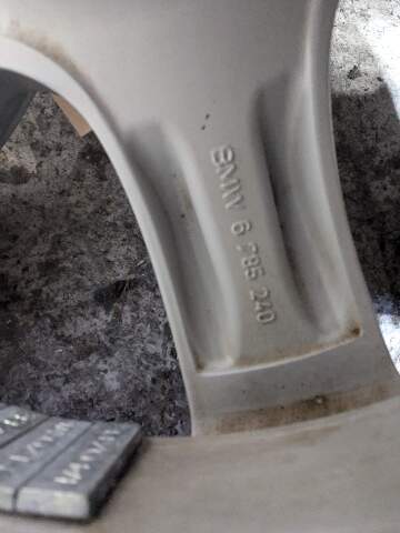 CURB RASH* OEM BMW E89 Z4 Wheels Rims Silver 17x8 ET:29 Star Spoke Style 290 SET