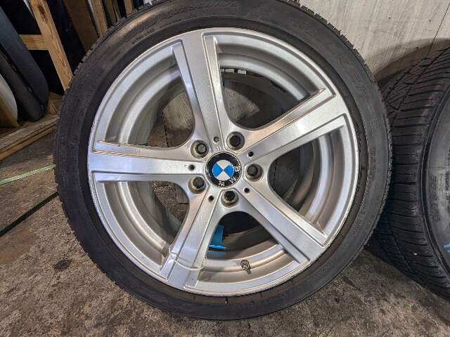 CURB RASH* OEM BMW E89 Z4 Wheels Rims Silver 17x8 ET:29 Star Spoke Style 290 SET