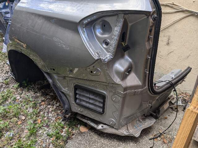 18-24 OEM BMW F97 G01 X3 X3M Rear Left Driver Side Quarter Panel Body Cut