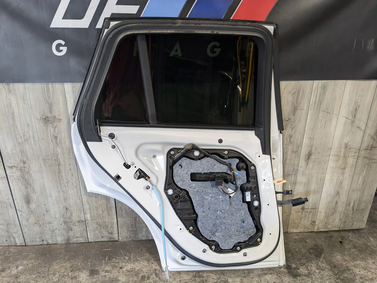 19-23 OEM BMW G05 X5 Rear Left Driver Side Door Shell Panel White 300