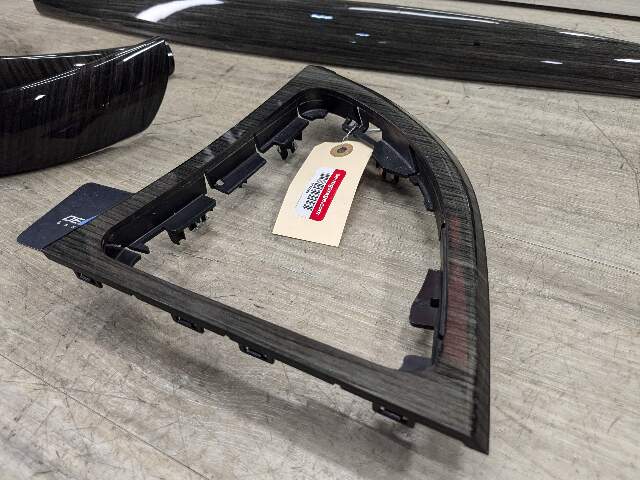 08-13 OEM BMW E82 E88 135 Wood Fineline Anthracite Dash Doors Interior Trim SET*