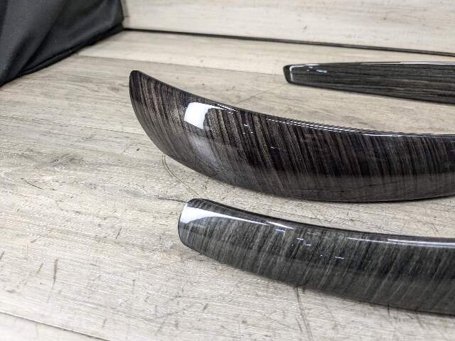 08-13 OEM BMW E82 E88 135 Wood Fineline Anthracite Dash Doors Interior Trim SET*