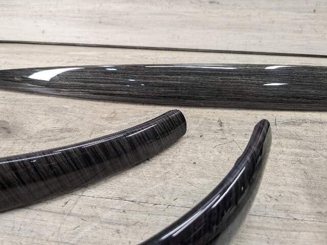 08-13 OEM BMW E82 E88 135 Wood Fineline Anthracite Dash Doors Interior Trim SET*