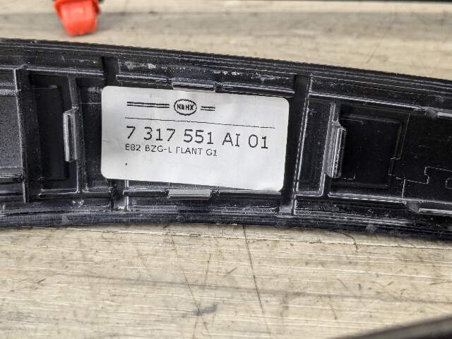 08-13 OEM BMW E82 E88 135 Wood Fineline Anthracite Dash Doors Interior Trim SET*