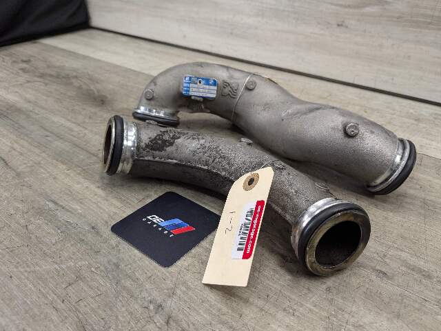 09-13 OEM BMW E70 X5 Diesel Engine M57Y Turbocharger Turbo Tube Pipe Unit PAIR