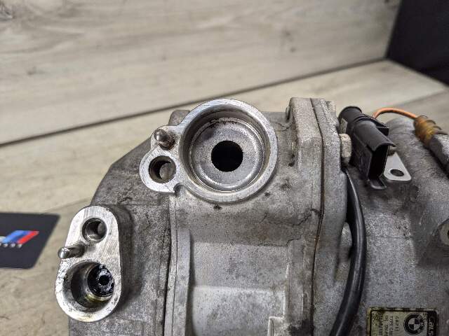 09-13 OEM BMW E70 X5 Diesel Engine M57Y AC Compressor Clutch A/C Pump Pulley