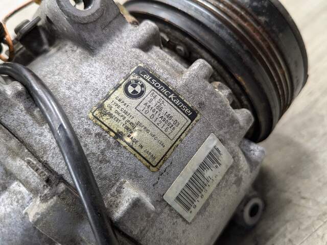 09-13 OEM BMW E70 X5 Diesel Engine M57Y AC Compressor Clutch A/C Pump Pulley