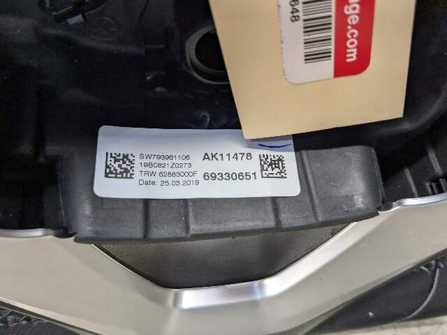 19-21 OEM BMW G20 330 AT Leather Steering Wheel Multifunction W/ Shifters
