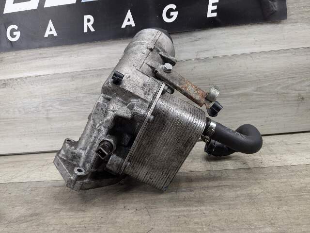 09-11 OEM BMW E90 E70 M57 3.0 Diesel Engine Motor Oil Filter Cooler Housing