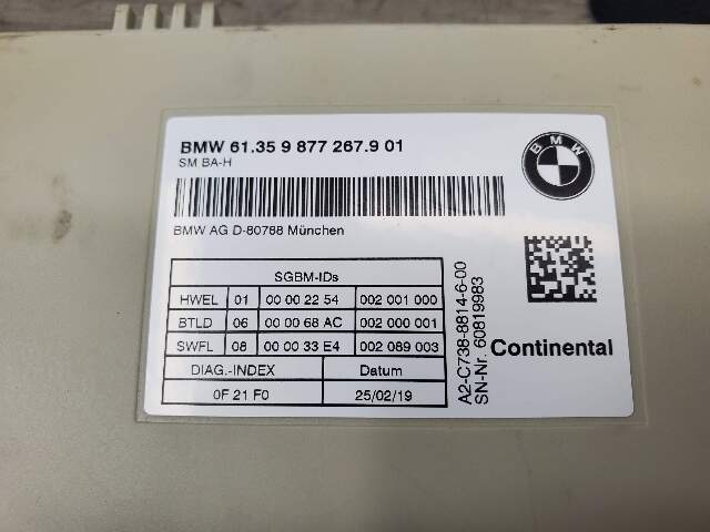 OEM BMW G01 G02 G05 G07 G12 G20 G29 G30 F90 Front Left Right Seat Control Module