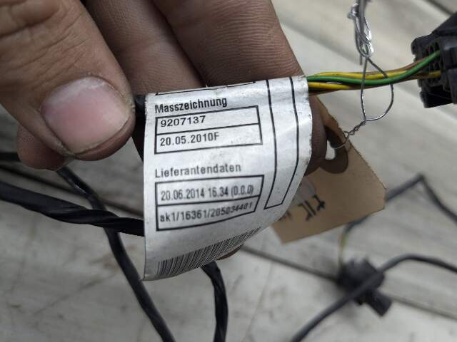 DAMAGE* OEM BMW E70 X5 LCI Rear Parking Distance Sonic Sensors PDC Wire Harness