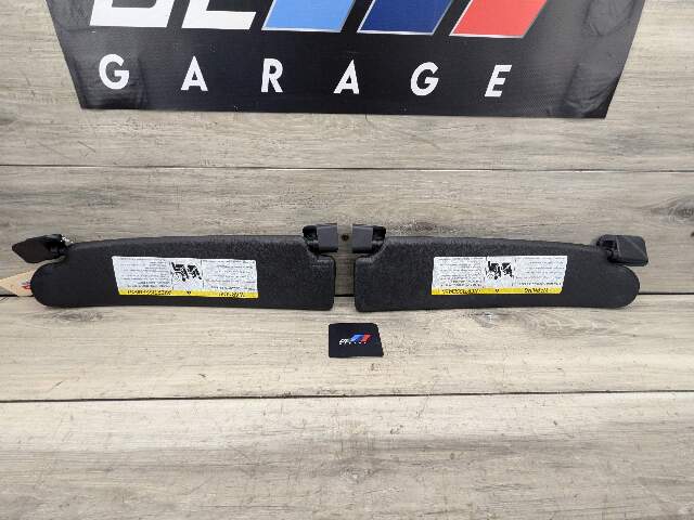 09-16 OEM BMW E89 Z4 28 35 Interior Sun Visor Leather Kansas Black Pair SET