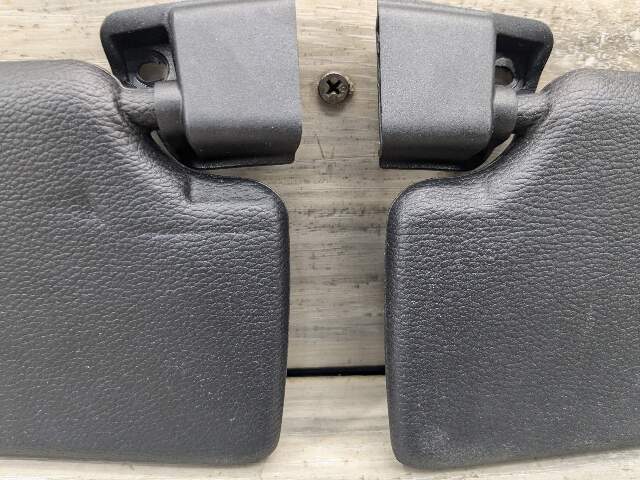 09-16 OEM BMW E89 Z4 28 35 Interior Sun Visor Leather Kansas Black Pair SET