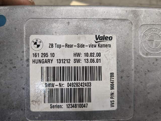 10-18 OEM BMW F30 F10 M6 F06 F13 Top Rear Side View Camera Control Module ECU