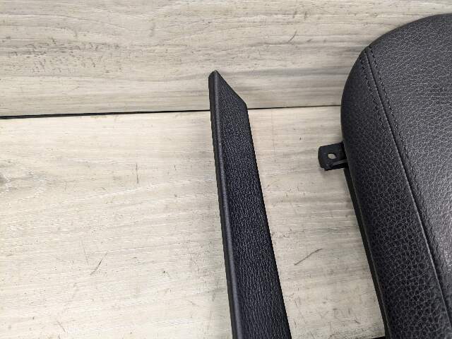 09-15 OEM BMW F01 F02 Center Console Storage Compartment Armrest Leather Black