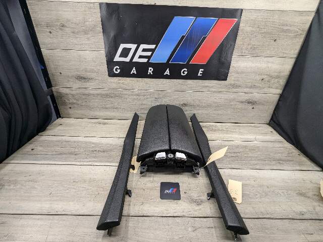 09-15 OEM BMW F01 F02 Center Console Storage Compartment Armrest Leather Black