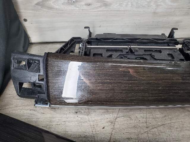 *NOTE* 13-15 OEM BMW F02 750 Center Console Dash Door Trims Wood SET