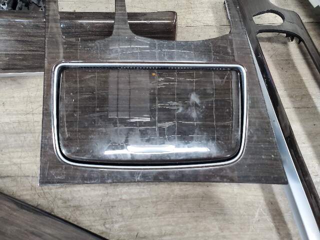 *NOTE* 13-15 OEM BMW F02 750 Center Console Dash Door Trims Wood SET