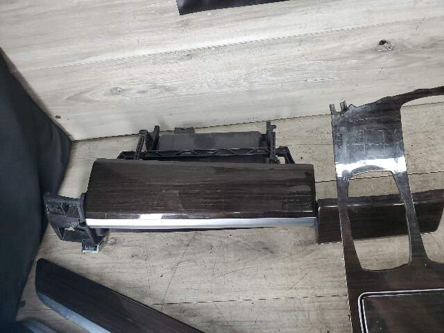 *NOTE* 13-15 OEM BMW F02 750 Center Console Dash Door Trims Wood SET