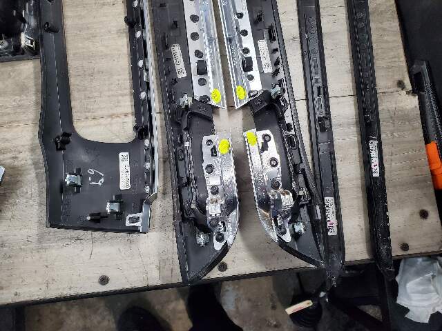 *NOTE* 13-15 OEM BMW F02 750 Center Console Dash Door Trims Wood SET