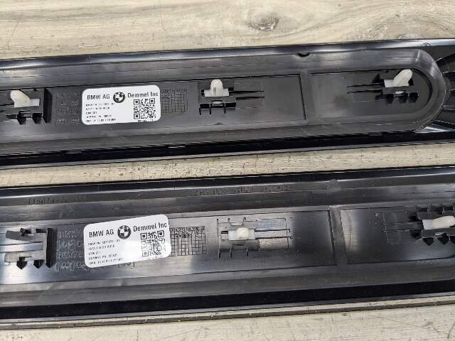 20-24 OEM BMW F97 X3M Front Door Sill Cover Trim Entrance Sill Kick Plates SET