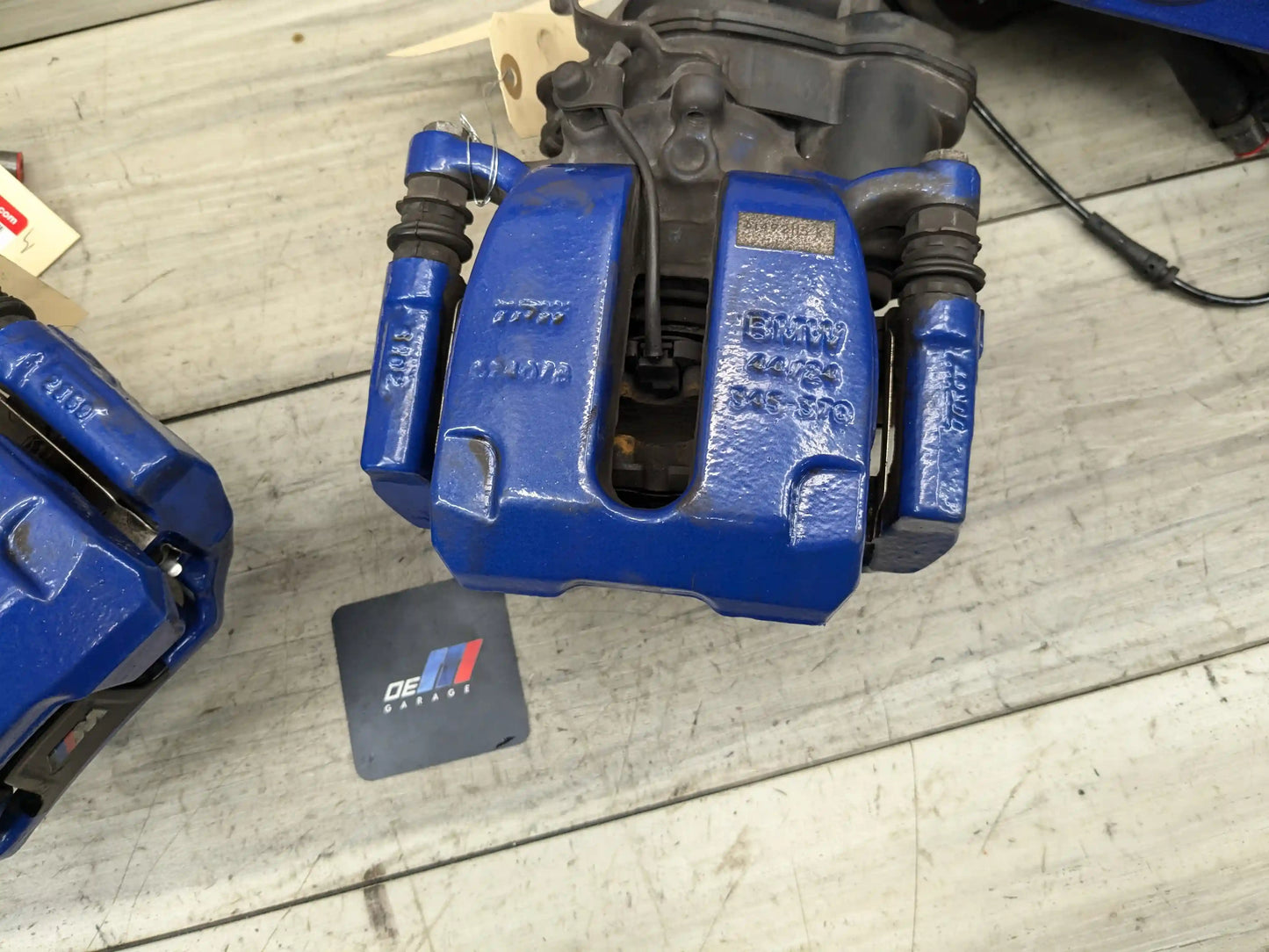 20-24 OEM BMW F97 F98 X3M X4M Front Rear Left Right Brake Calipers Brembo Blue