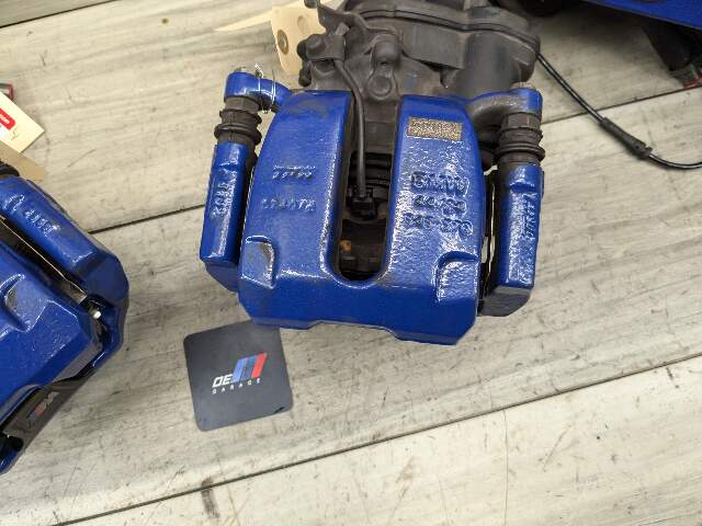 20-24 OEM BMW F97 F98 X3M X4M Front Rear Left Right Brake Calipers Brembo Blue