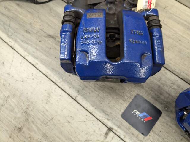 20-24 OEM BMW F97 F98 X3M X4M Front Rear Left Right Brake Calipers Brembo Blue