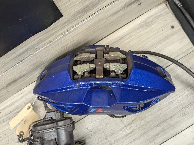 20-24 OEM BMW F97 F98 X3M X4M Front Rear Left Right Brake Calipers Brembo Blue