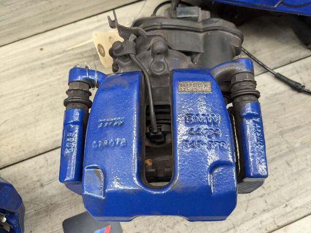 20-24 OEM BMW F97 F98 X3M X4M Front Rear Left Right Brake Calipers Brembo Blue