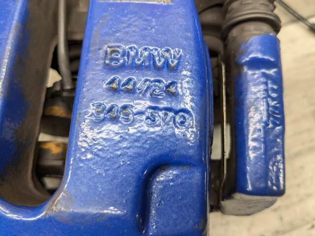 20-24 OEM BMW F97 F98 X3M X4M Front Rear Left Right Brake Calipers Brembo Blue