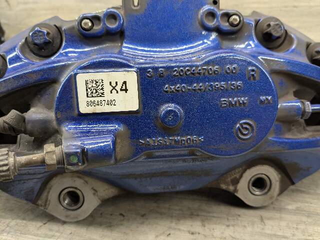 20-24 OEM BMW F97 F98 X3M X4M Front Rear Left Right Brake Calipers Brembo Blue