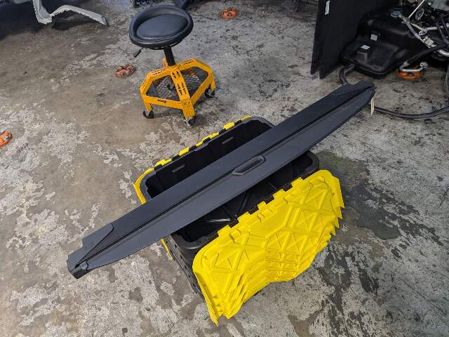 OEM BMW G01 F97 X3 Rear Trunk Luggage Cover Shelf Trim Roller Sun Shade Blind
