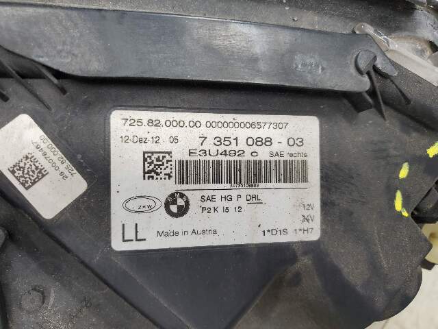 *NOTE* 13-15 OEM BMW F01 F02 LCI Right Passenger Side Adaptive Xenon Headlight