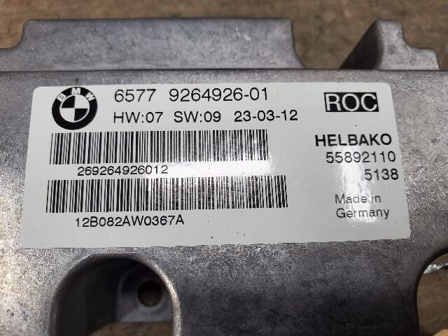 07-13 OEM BMW E88 E93 M3 335 Convertible Roof Top Control Module ROC Rollover